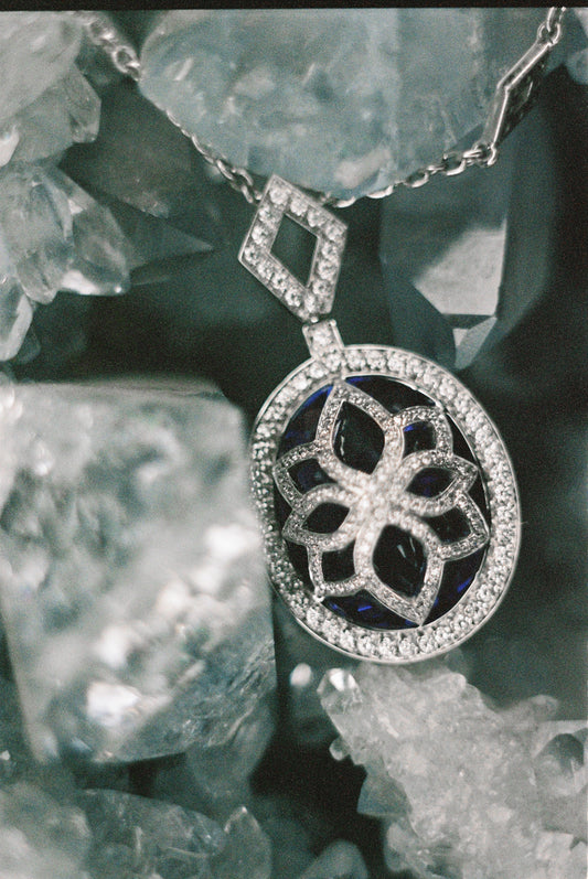 Necklace with Tanzanite
