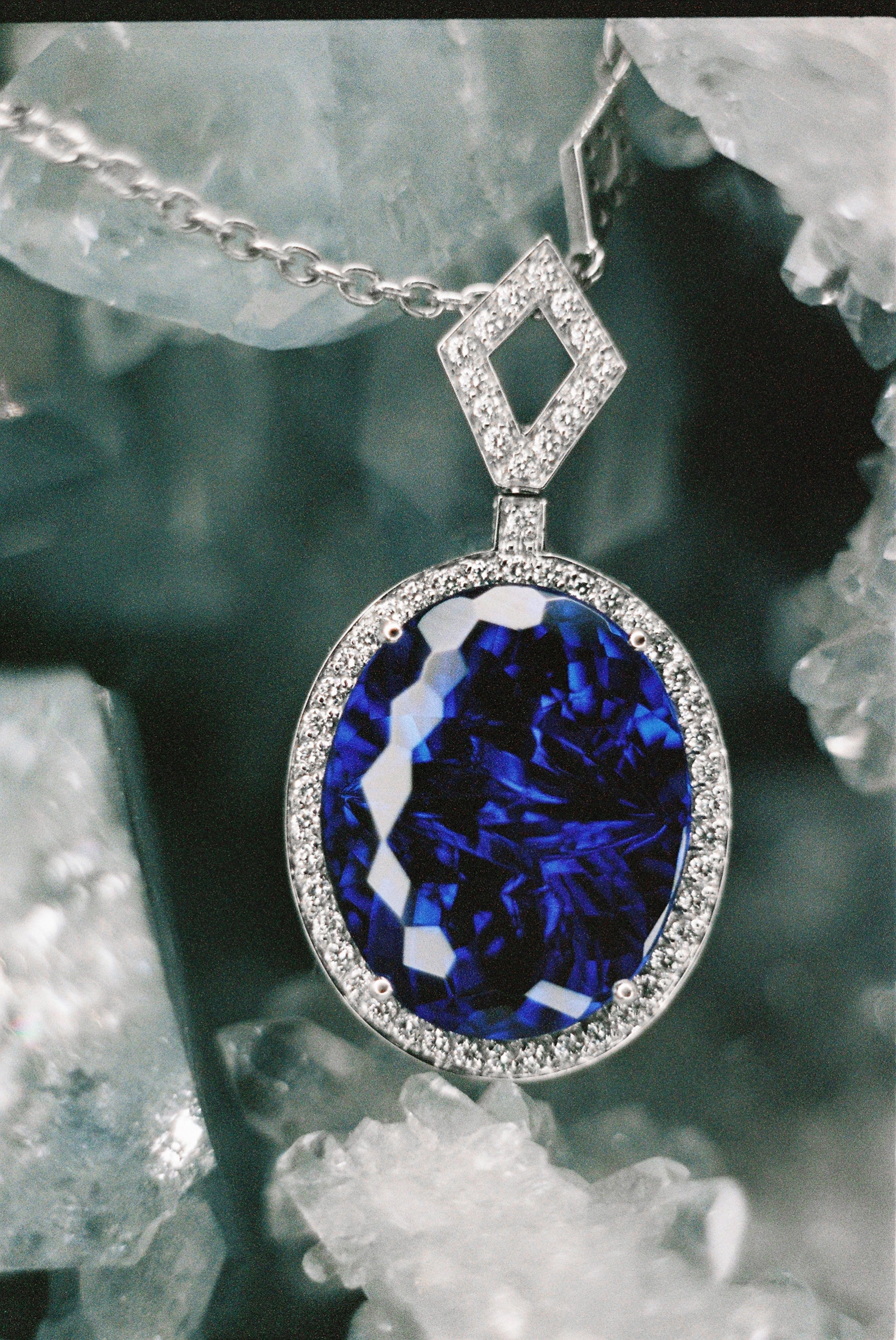 Necklace with Tanzanite