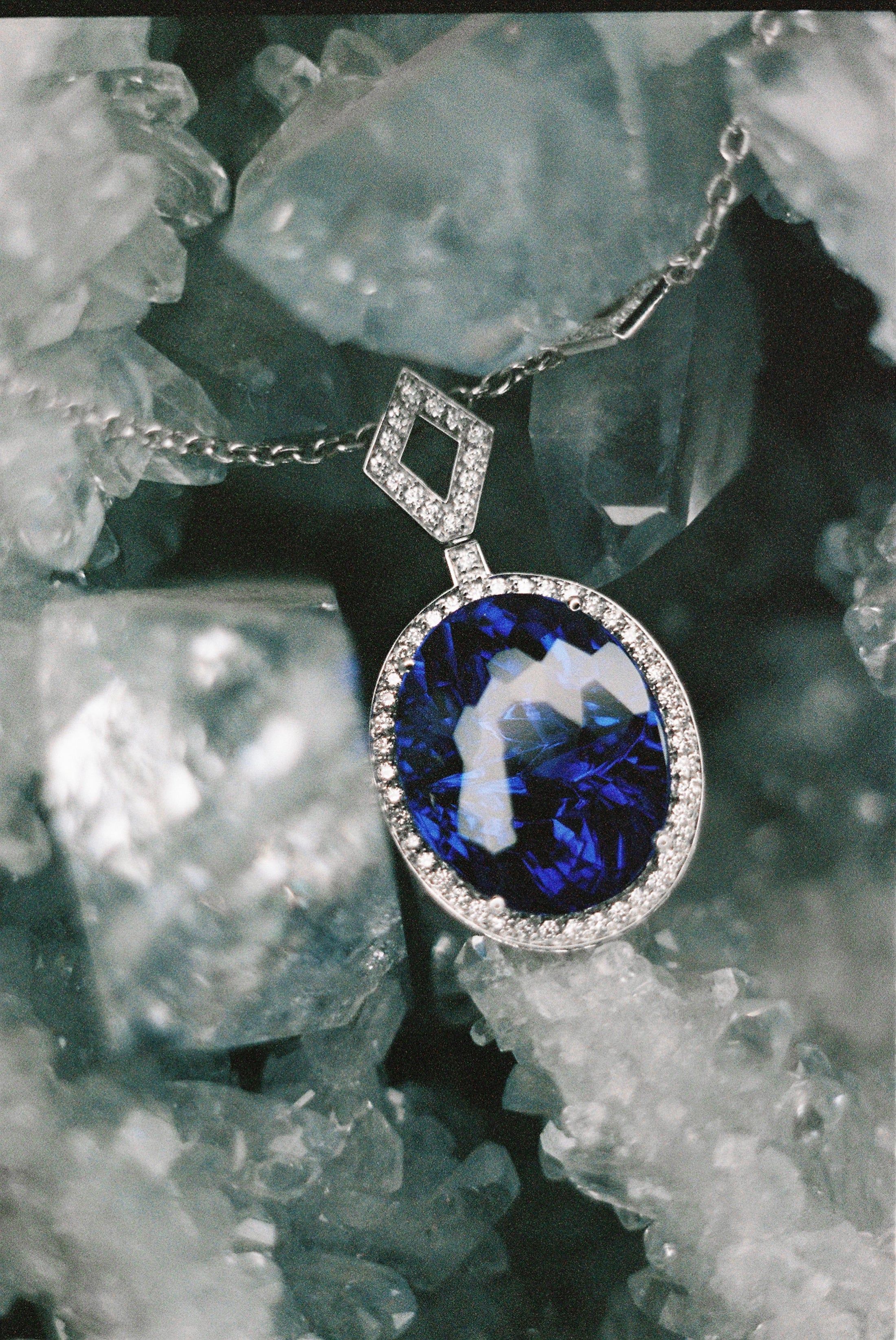 Necklace with Tanzanite