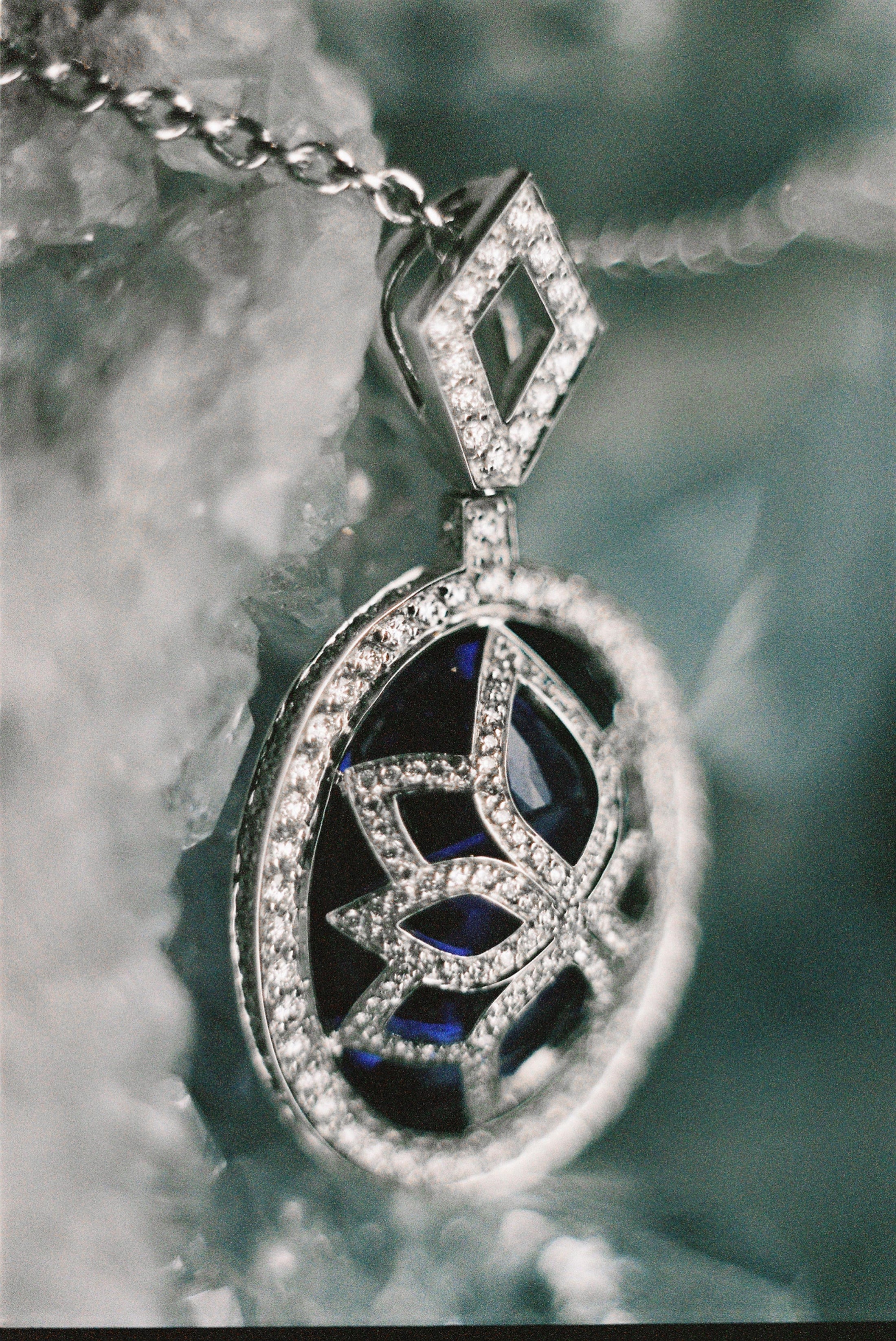 Necklace with Tanzanite