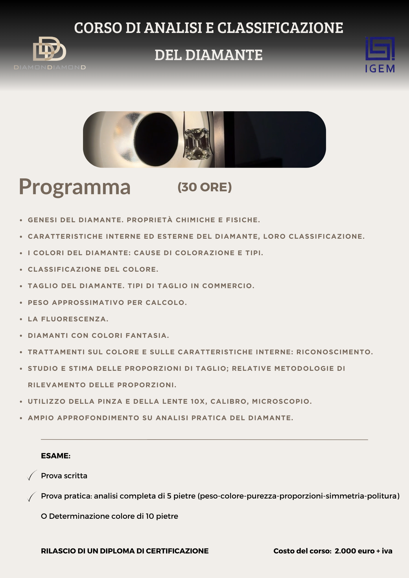 corso diamante