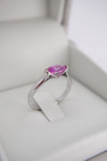 Carica l'immagine nel visualizzatore della galleria, Anello con Zaffiro Rosa 0,78 ct
