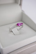Carica l'immagine nel visualizzatore della galleria, Anello con Zaffiro Rosa 0,78 ct
