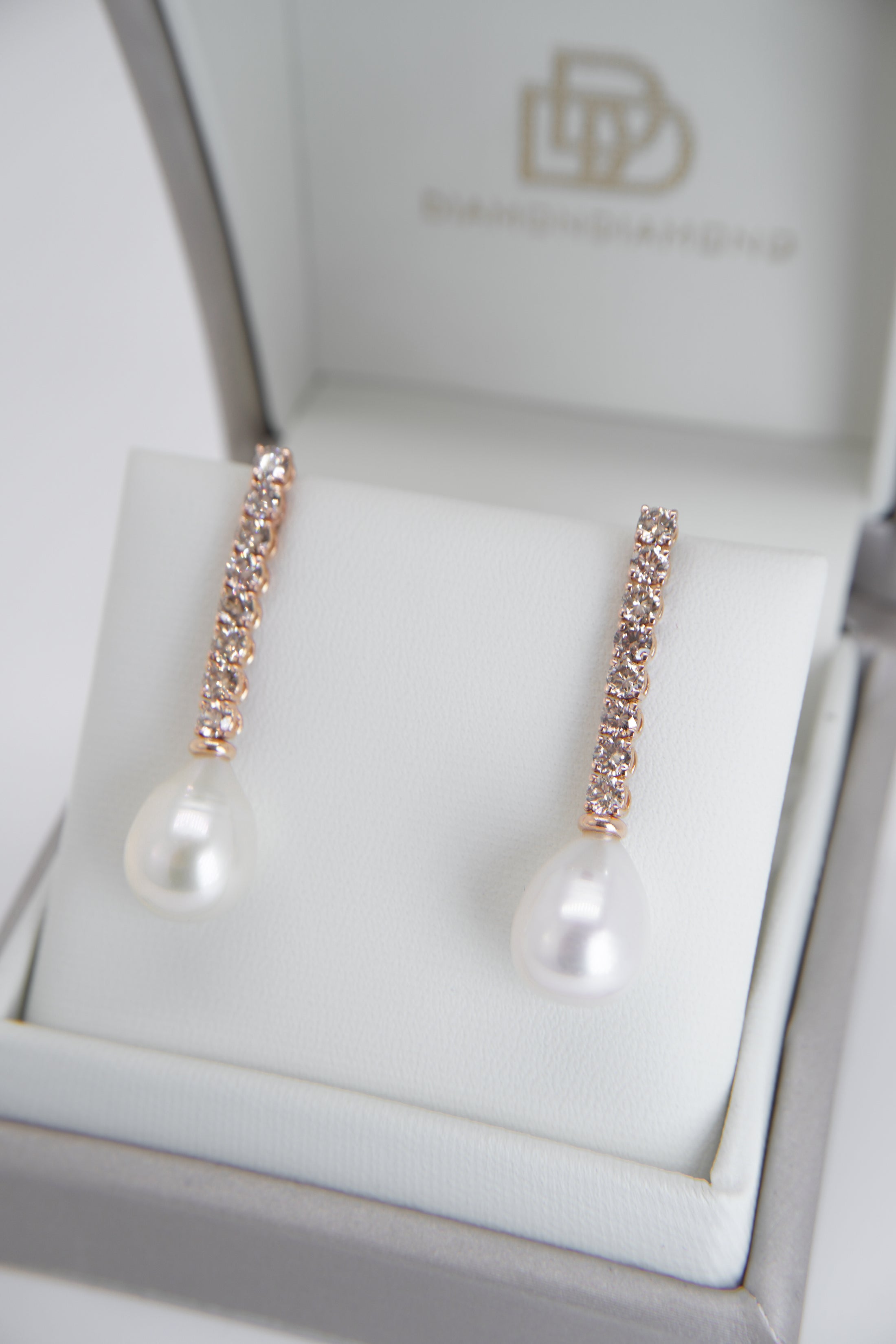 Orecchini con Perle e Diamanti