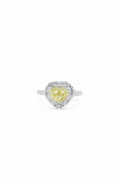 Carica l'immagine nel visualizzatore della galleria, Anello con Diamante fancy yellow
