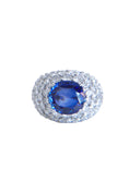 Carica l'immagine nel visualizzatore della galleria, Anello con Zaffiro e Diamanti 8ct
