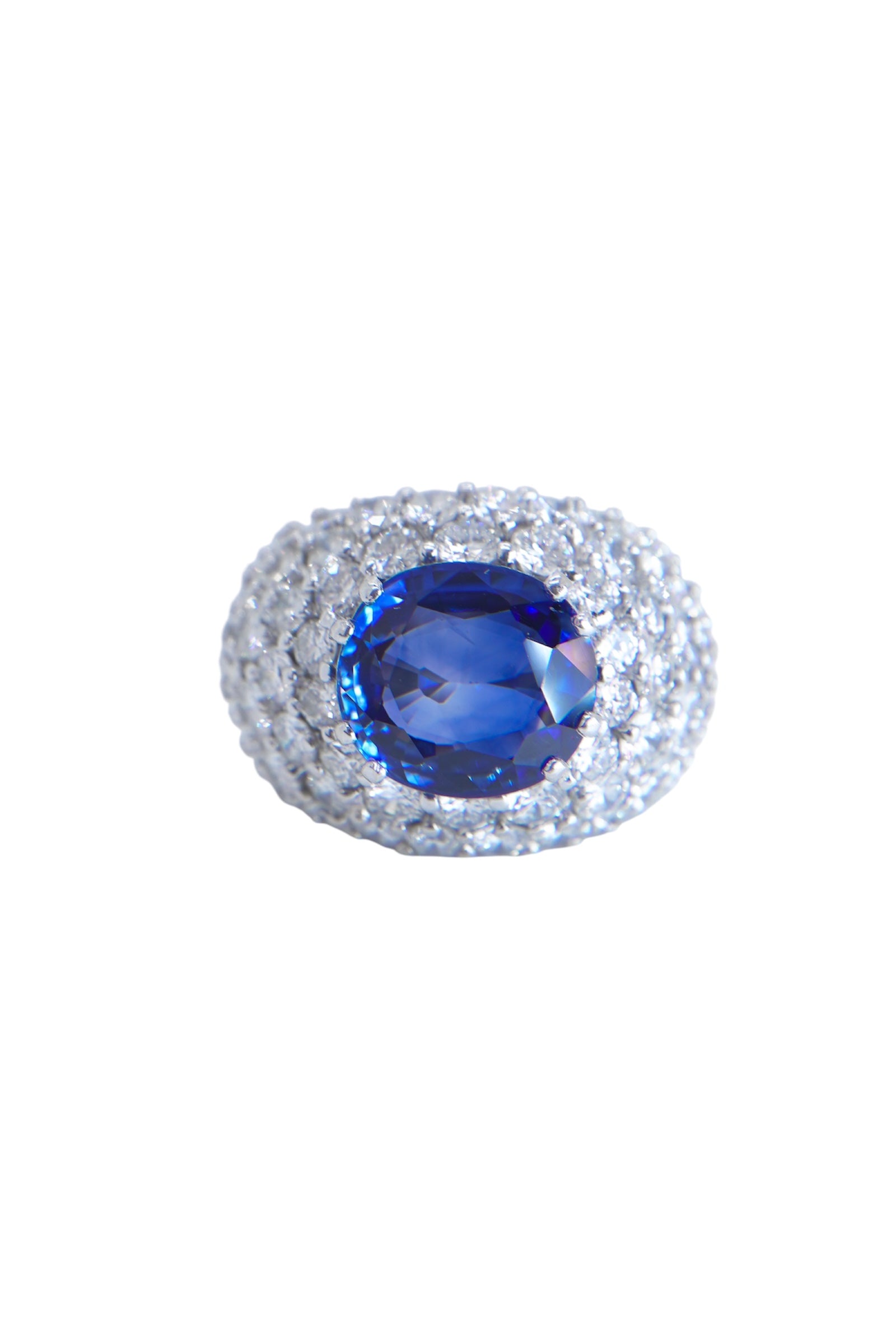 Anello con Zaffiro e Diamanti 8ct